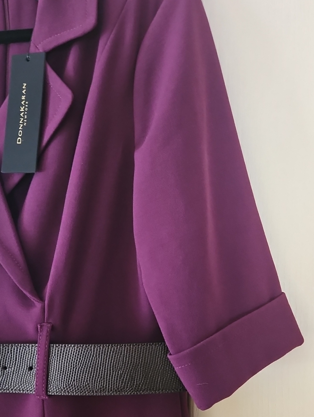Donna Karan New York Belted Dress, Size 12. NWT - Picture 8 of 13